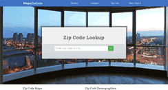 Desktop Screenshot of mapszipcode.com